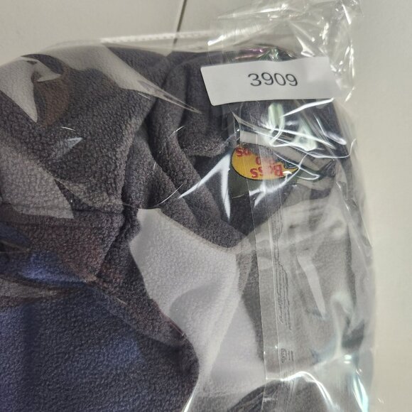 Bass Pro Shops Pullover Sweater Gray Quarter-Zip drawstring Long-Sleeve Fleece - Picture 9 of 9